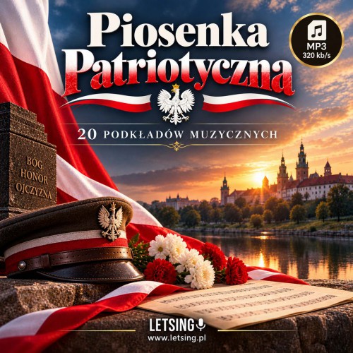 Piosenka Patriotyczna – 20 Podkładów Muzycznych MP3 320 kb/s – Największe Pieśni Patriotyczne